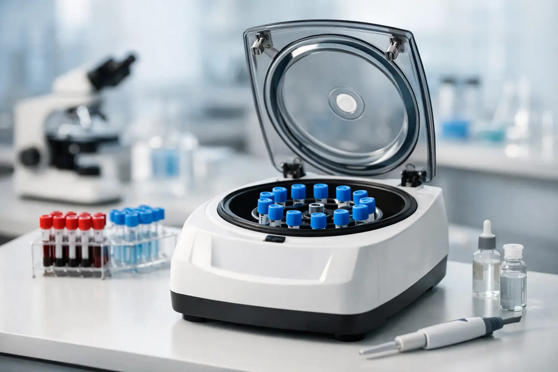 Centrífuga de laboratório para análises clínicas