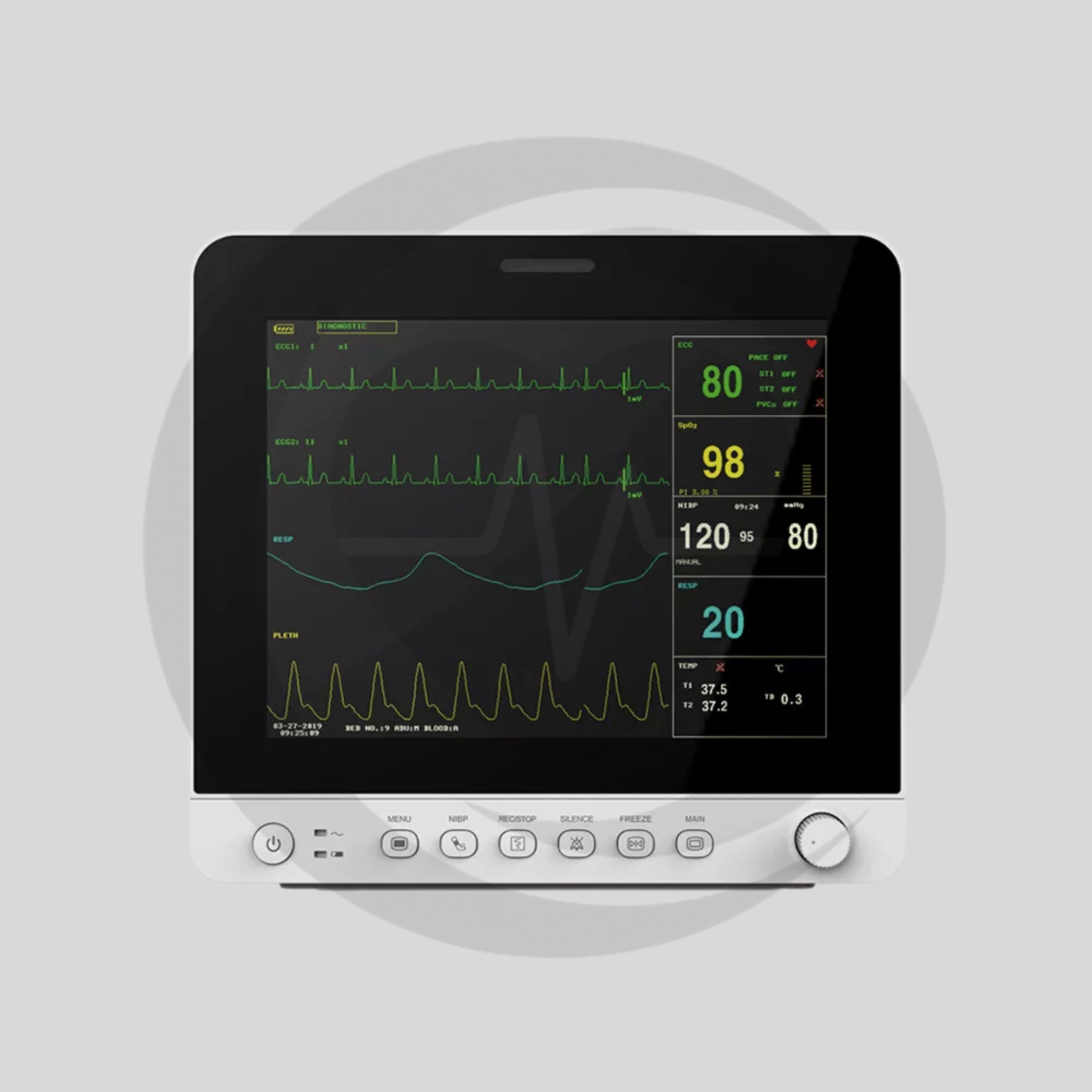 Monitor Multiparamétrico Portátil CONTEC
