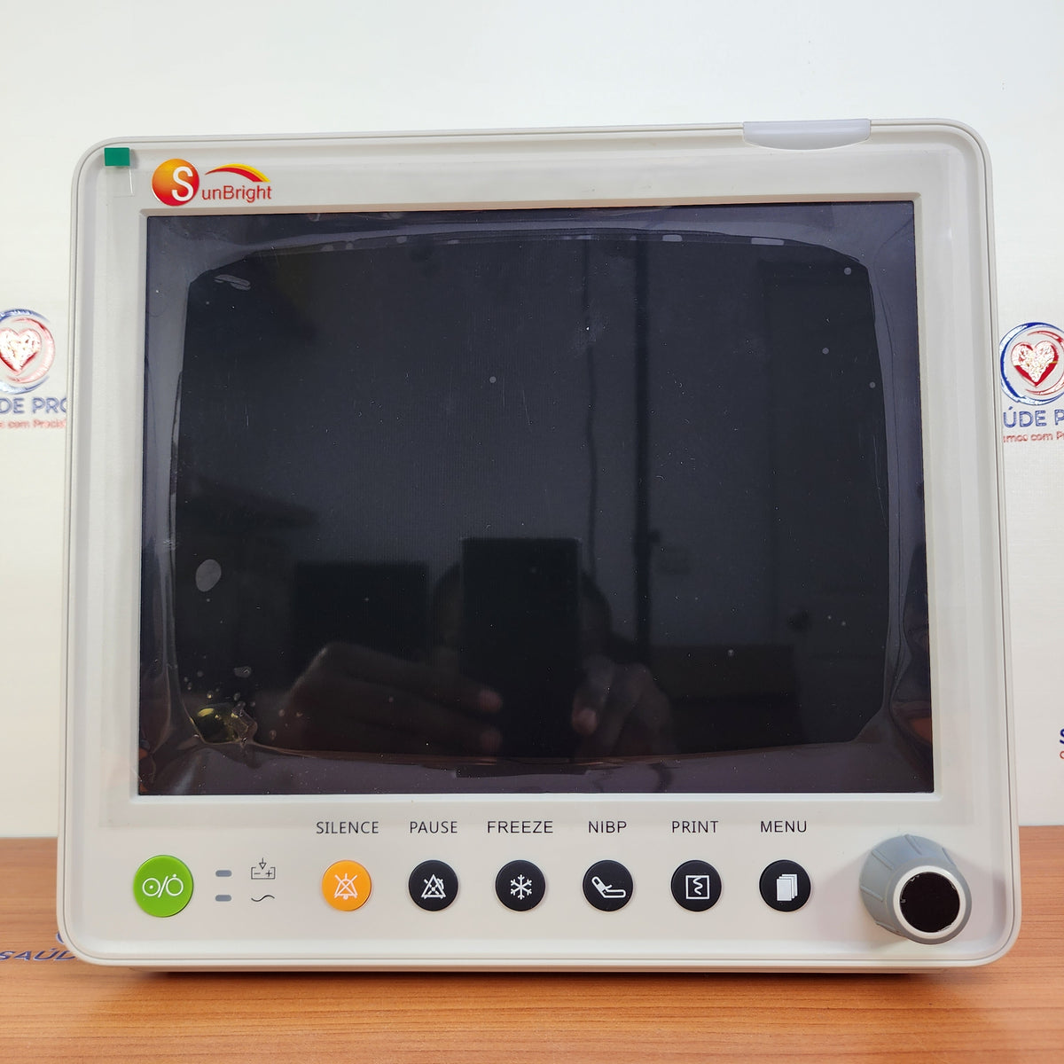 Monitor Multiparamétrico Sunbright SUN601S – TEMP Duplo, 480h Tendências, Ecrã 12,1"