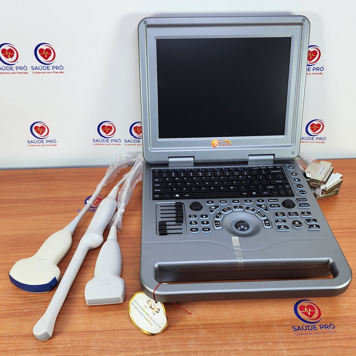 Ecógrafo Portátil SunBright SUN-806A - 3 Sondas Incluídas + Bateria 8h