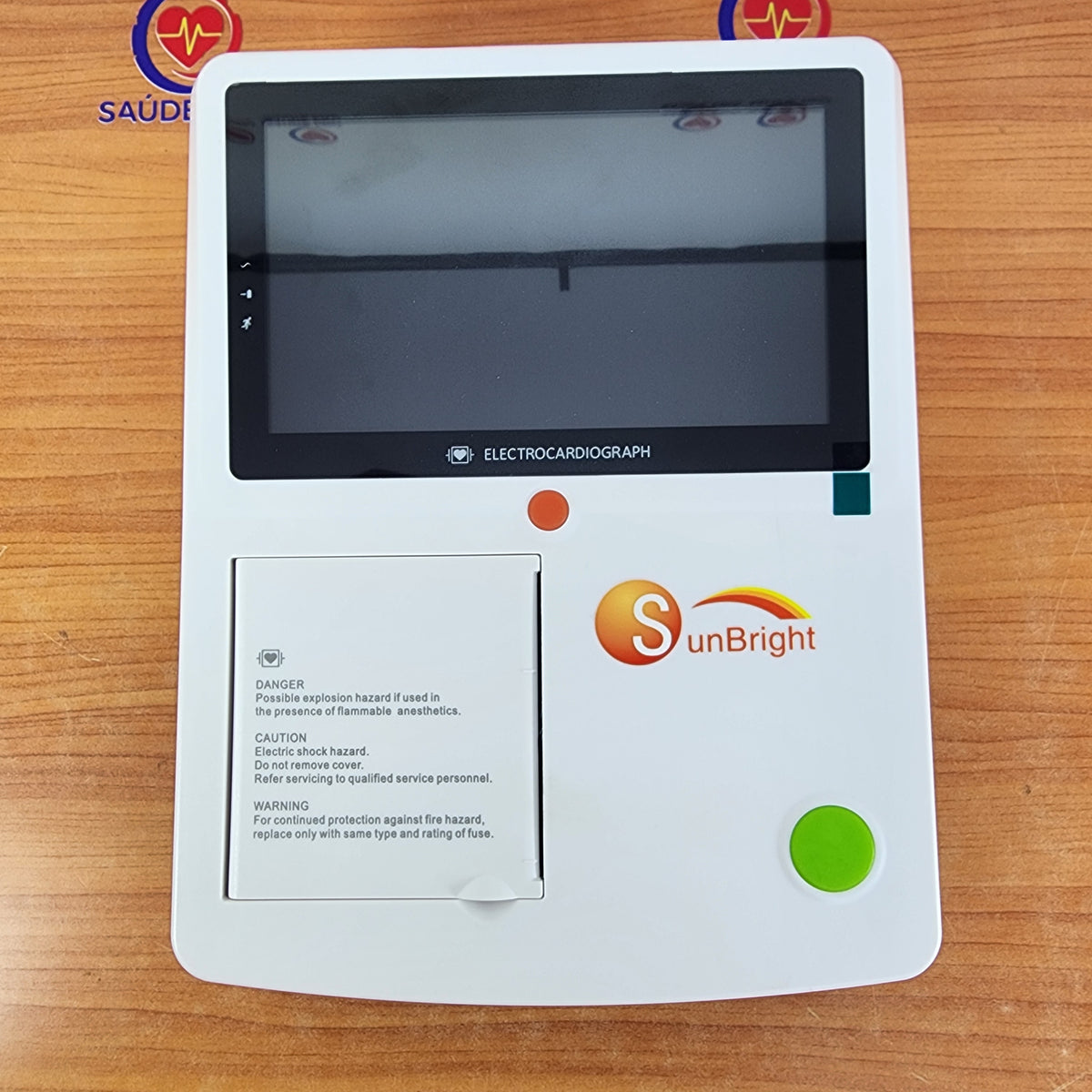 Eletrocardiógrafo SunBright SUN-6031 – ECG 3 Canais 12 Derivações – Ecrã 7"
