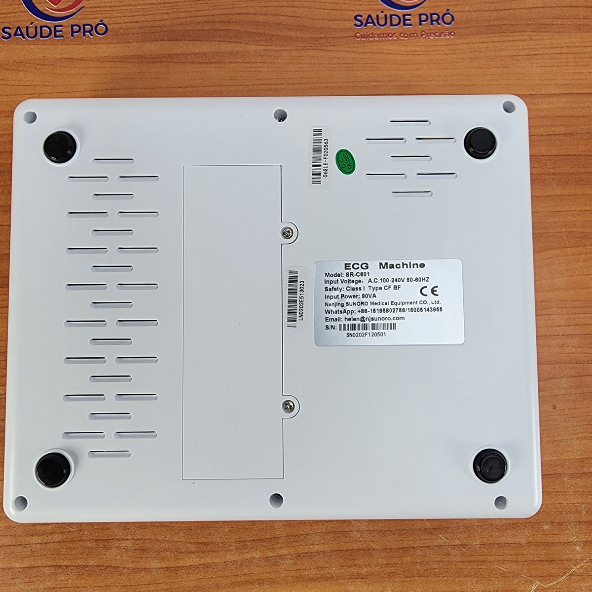 Eletrocardiógrafo Portátil de 6 canais SUNORO SR-C601