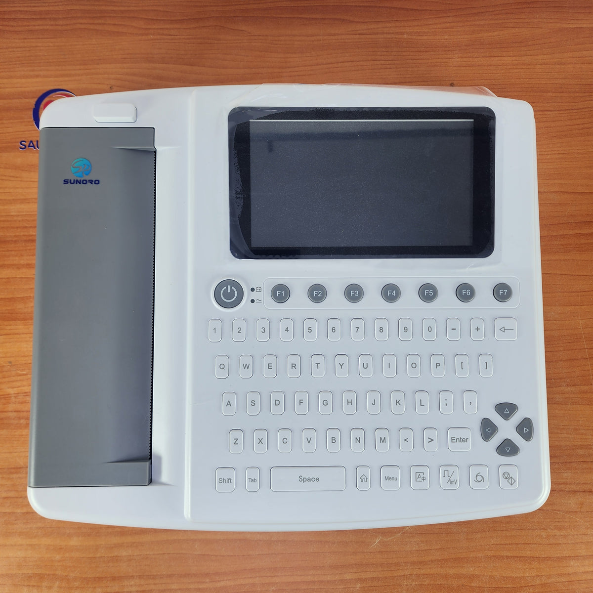 Eletrocardiógrafo Sunoro SR-C1201 | 12 Canais | Teclado F1-F7 | Impressora