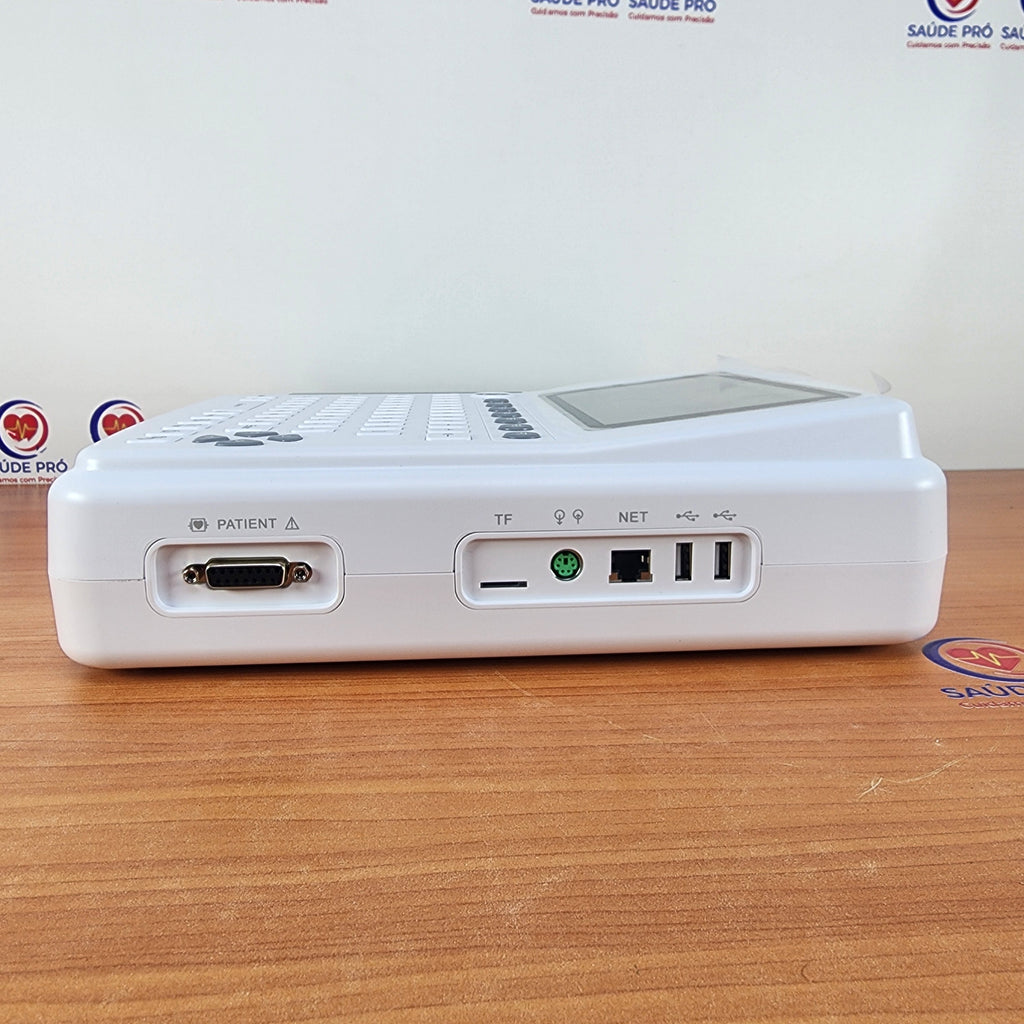 Eletrocardiógrafo Sunoro SR-C1201 | 12 Canais | Teclado F1-F7 | Impressora