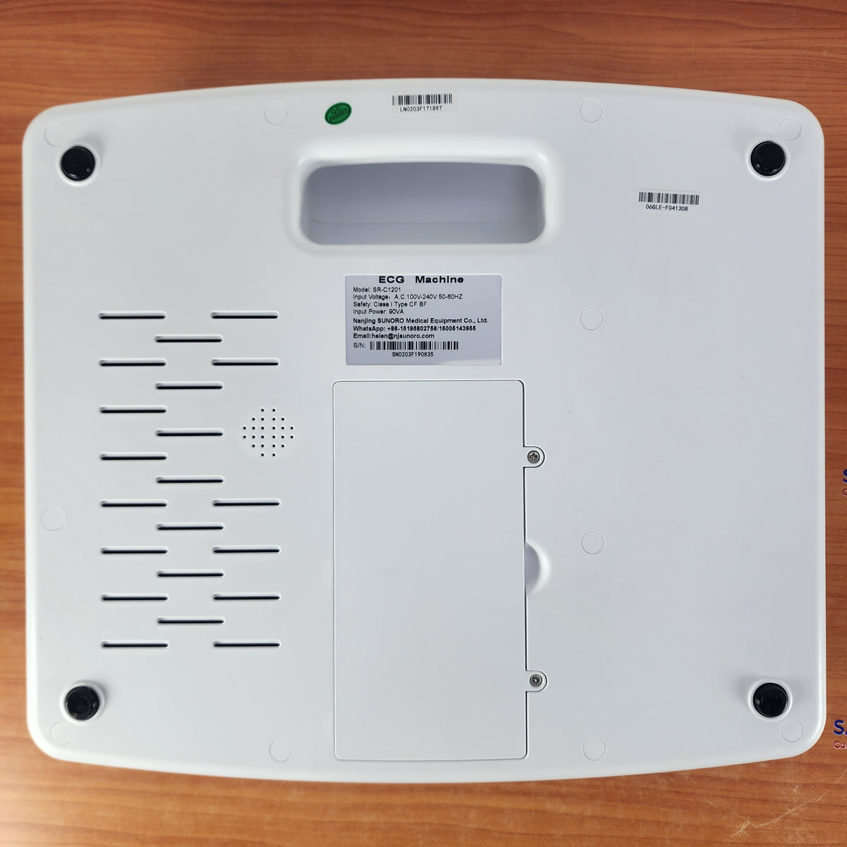 Eletrocardiógrafo Sunoro SR-C1201 | 12 Canais | Teclado F1-F7 | Impressora
