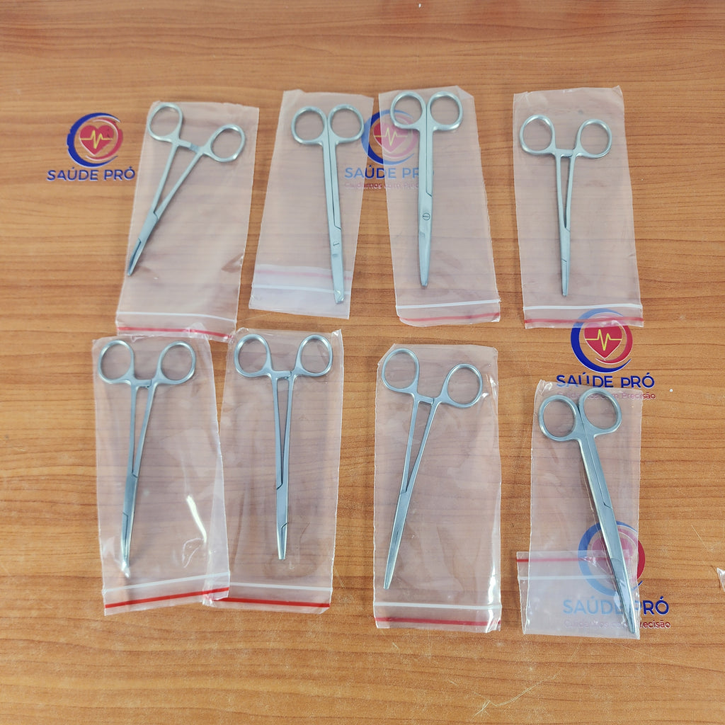 Kit de Pequena Cirurgia 13 Peças Inox Caixa Lisa - Autoclavável