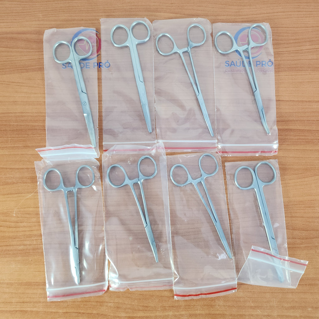 Kit de Pequena Cirurgia 13 Peças Inox Caixa Perfurada - Autoclavável