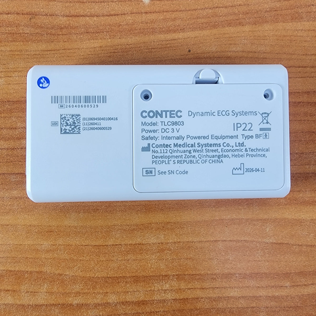 Holter ECG Contec TLC9803 – 3 Canais 24 Horas com Software 10 Arritmias