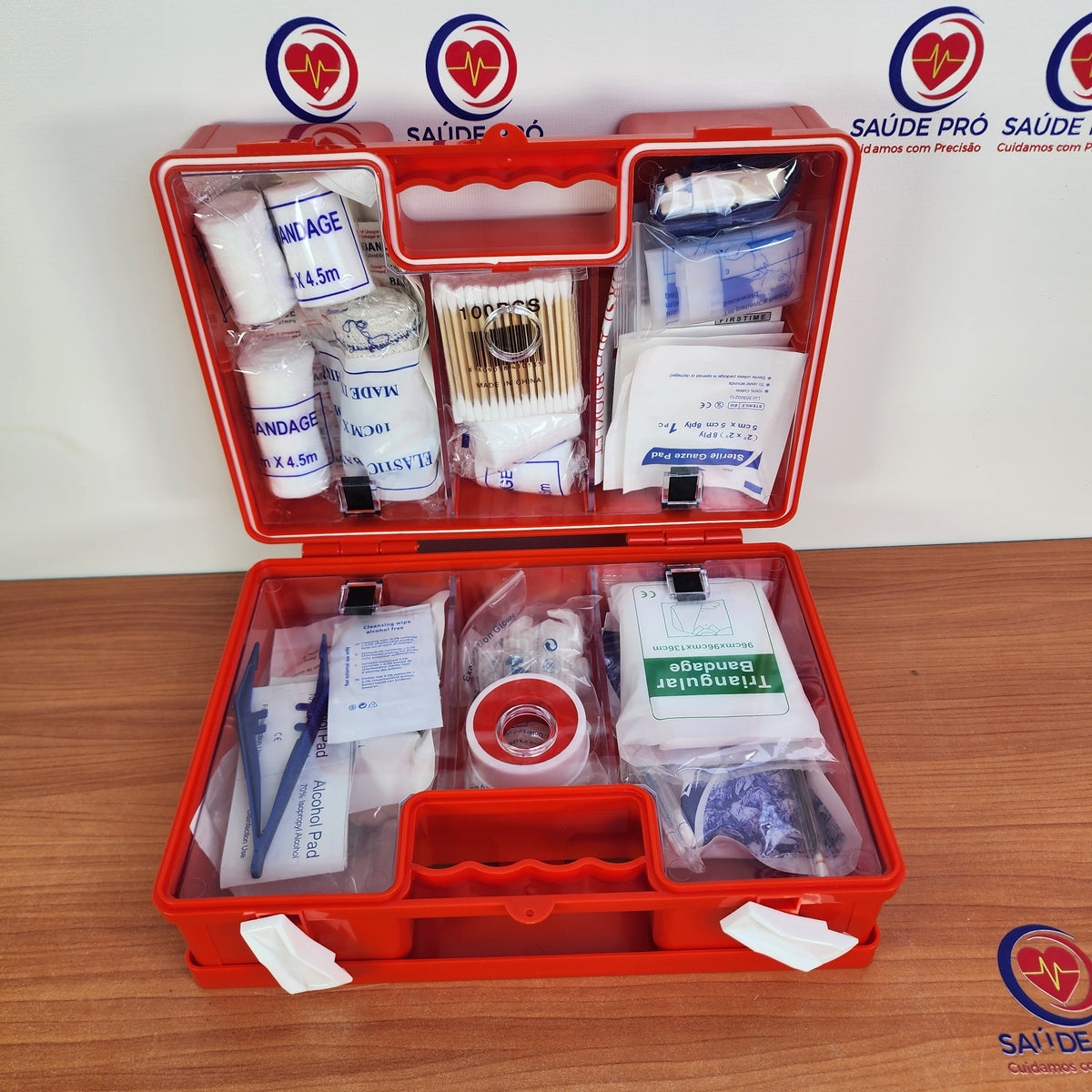 Kit de Primeiros Socorros para 25 Pessoas – Modelo GKB301 | Padrão Europeu CE