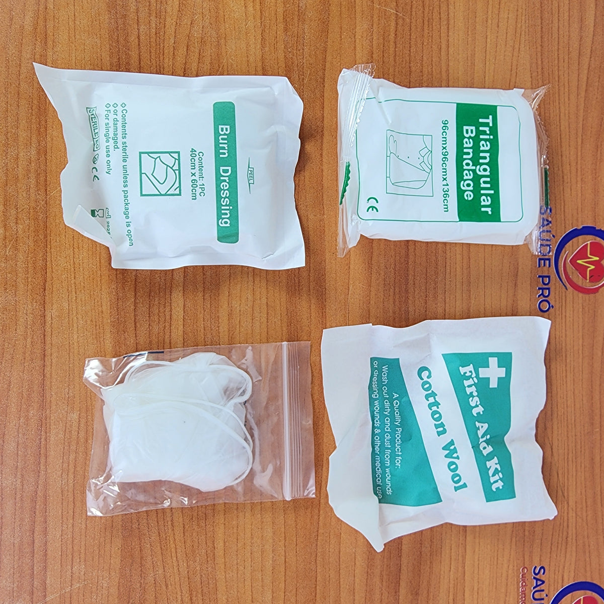 Kit de Primeiros Socorros Profissional para 50 Pessoas – Modelo GKB302 | Padrão Europeu CE
