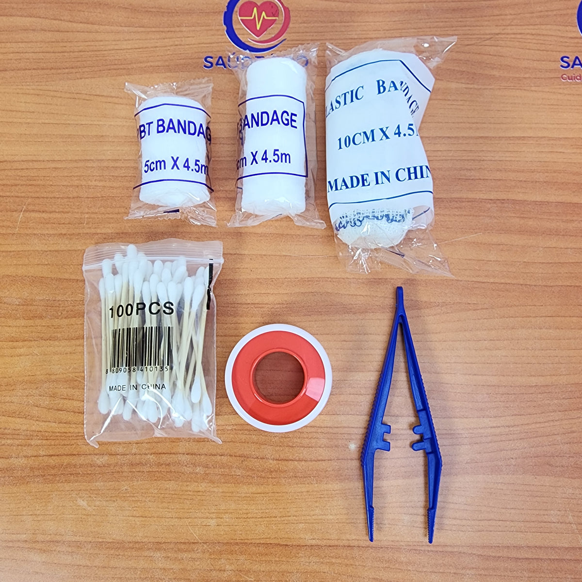 Kit de Primeiros Socorros Profissional para 100 Pessoas – Modelo GKB300 | Padrão Europeu