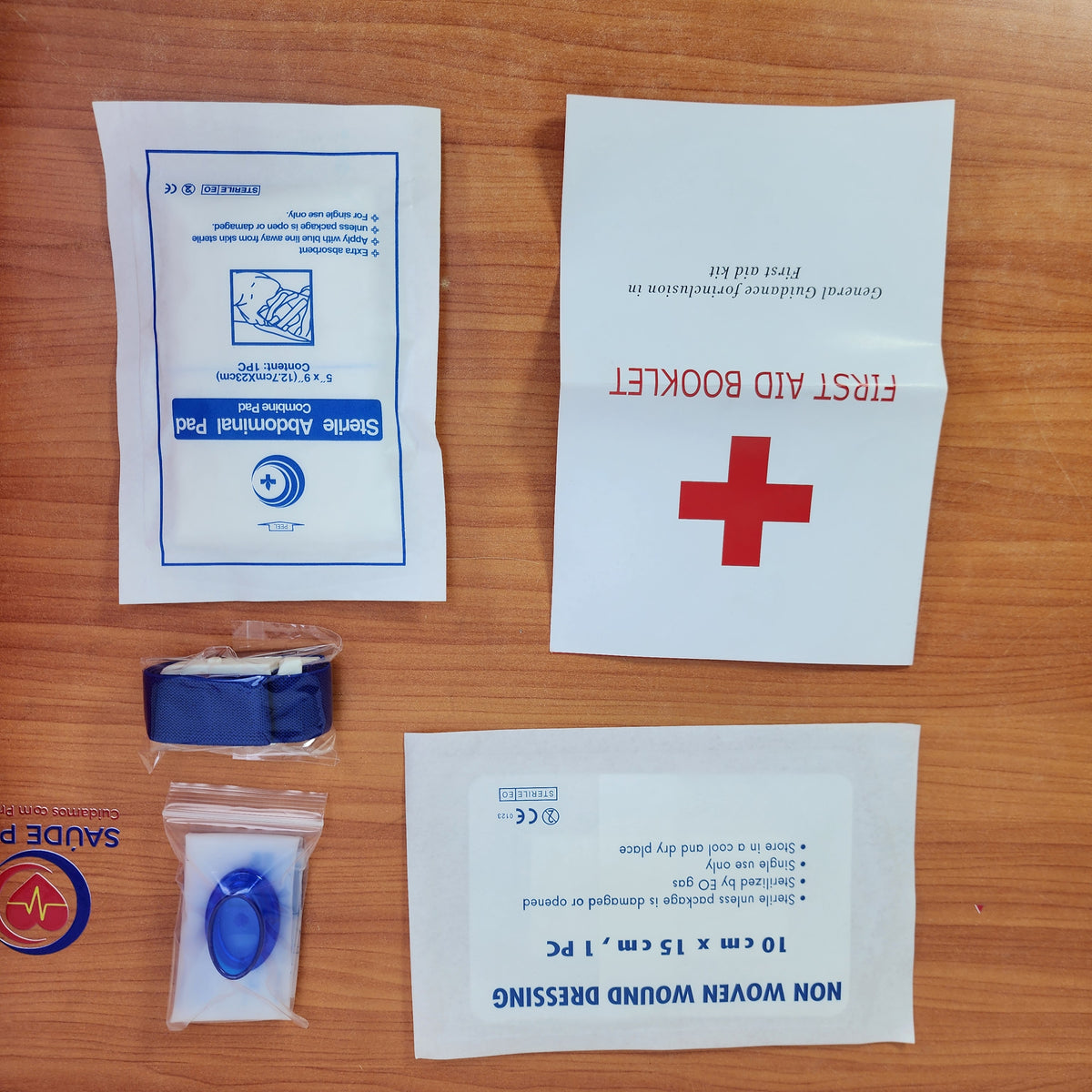 Kit de Primeiros Socorros Profissional para 100 Pessoas – Modelo GKB300 | Padrão Europeu