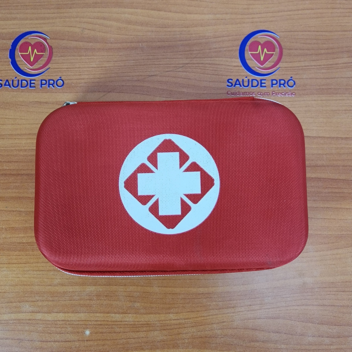 Kit de Primeiros Socorros Portátil Completo com Estojo Rígido