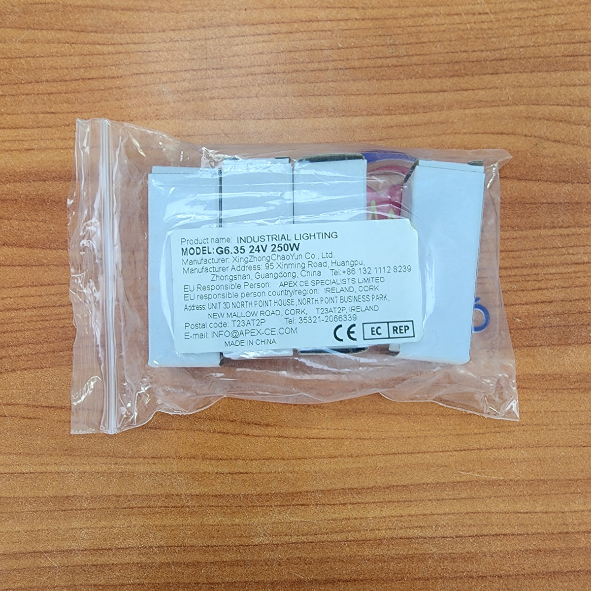 Lâmpada de Halogéneo G6.35 24 V, 250 W