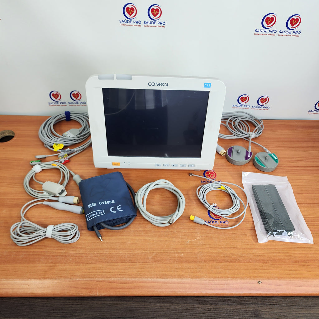 Comen C22 Cardiotocógrafo | FHR TOCO NIBP SpO2 ECG | 12,1"