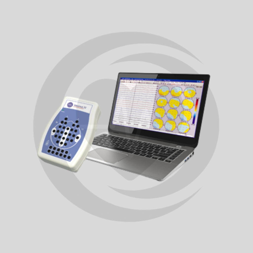 Eletroencefalógrafo Portátil de 24 Canais (EEG) RMS Maximus 24