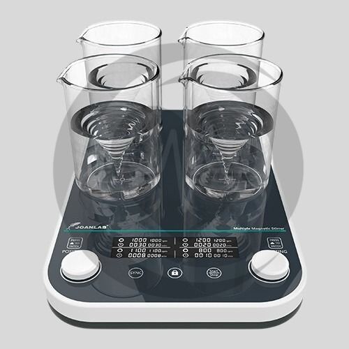Agitador Magnético de 4 Posições JOANLAB MMS-4Max