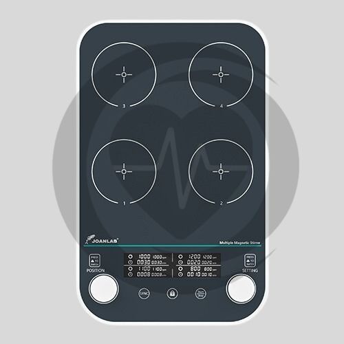 Agitador Magnético de 4 Posições JOANLAB MMS-4Max