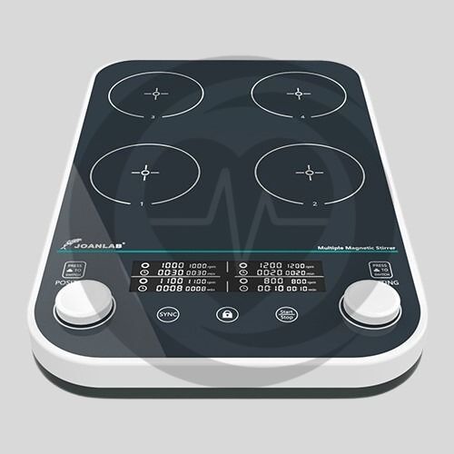 Agitador Magnético de 4 Posições JOANLAB MMS-4Max