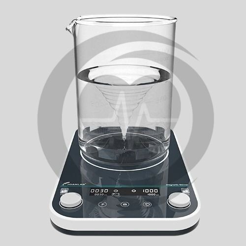 Agitador Magnético Programável com Painel em Vidro Temperado JOANLAB MS-2Max / MS-5Max / MS-10Max