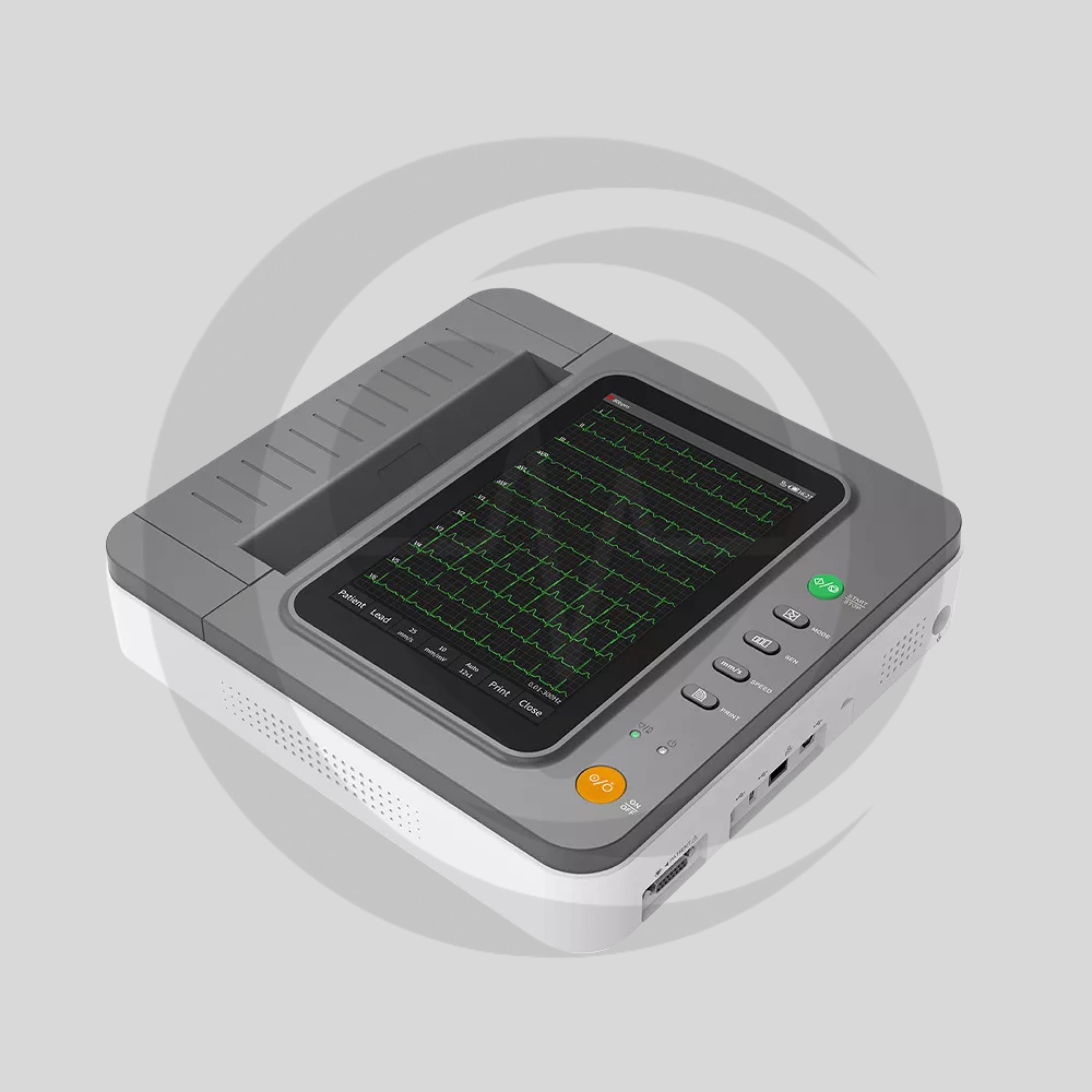 Eletrocardiógrafo Portátil 12 Canais com Tela Touch CONTEC E12