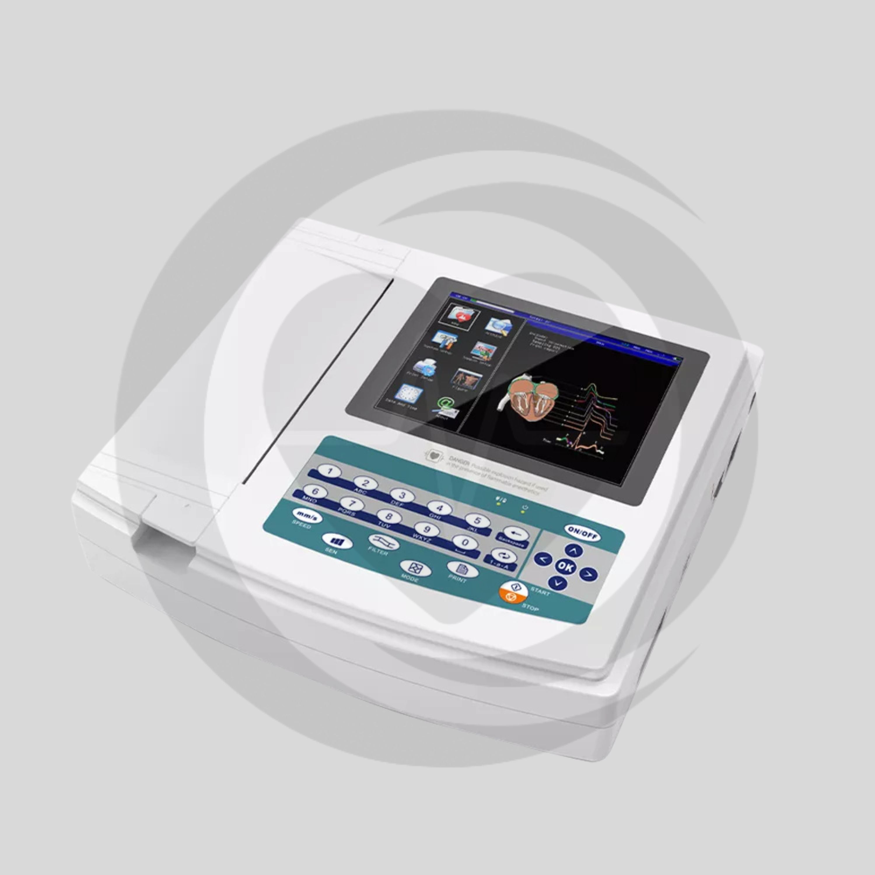 Eletrocardiógrafo Digital de 12 Canais CONTEC ECG1200G