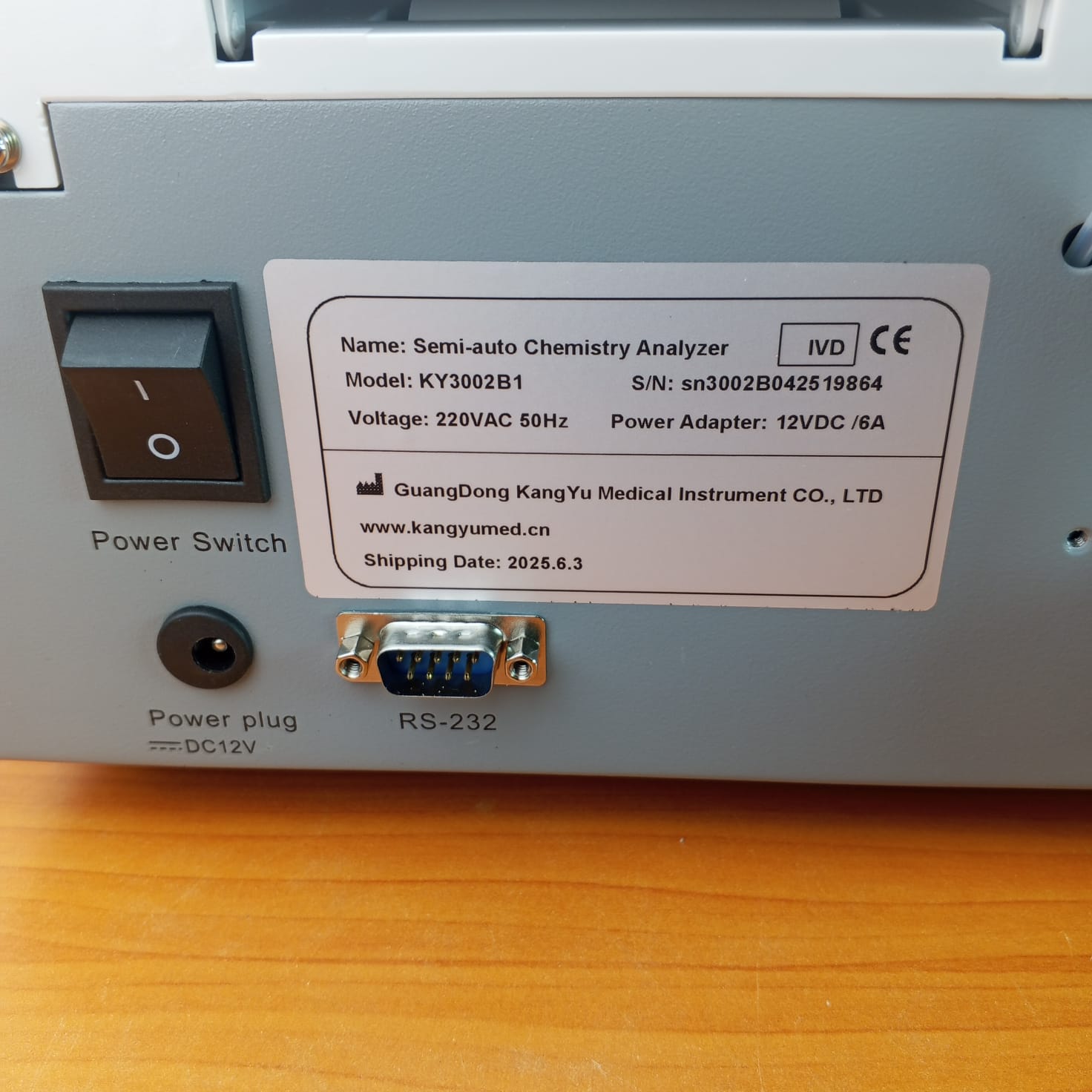 Analisador de Bioquímica Semi-automático Sinothinker KY3002B1