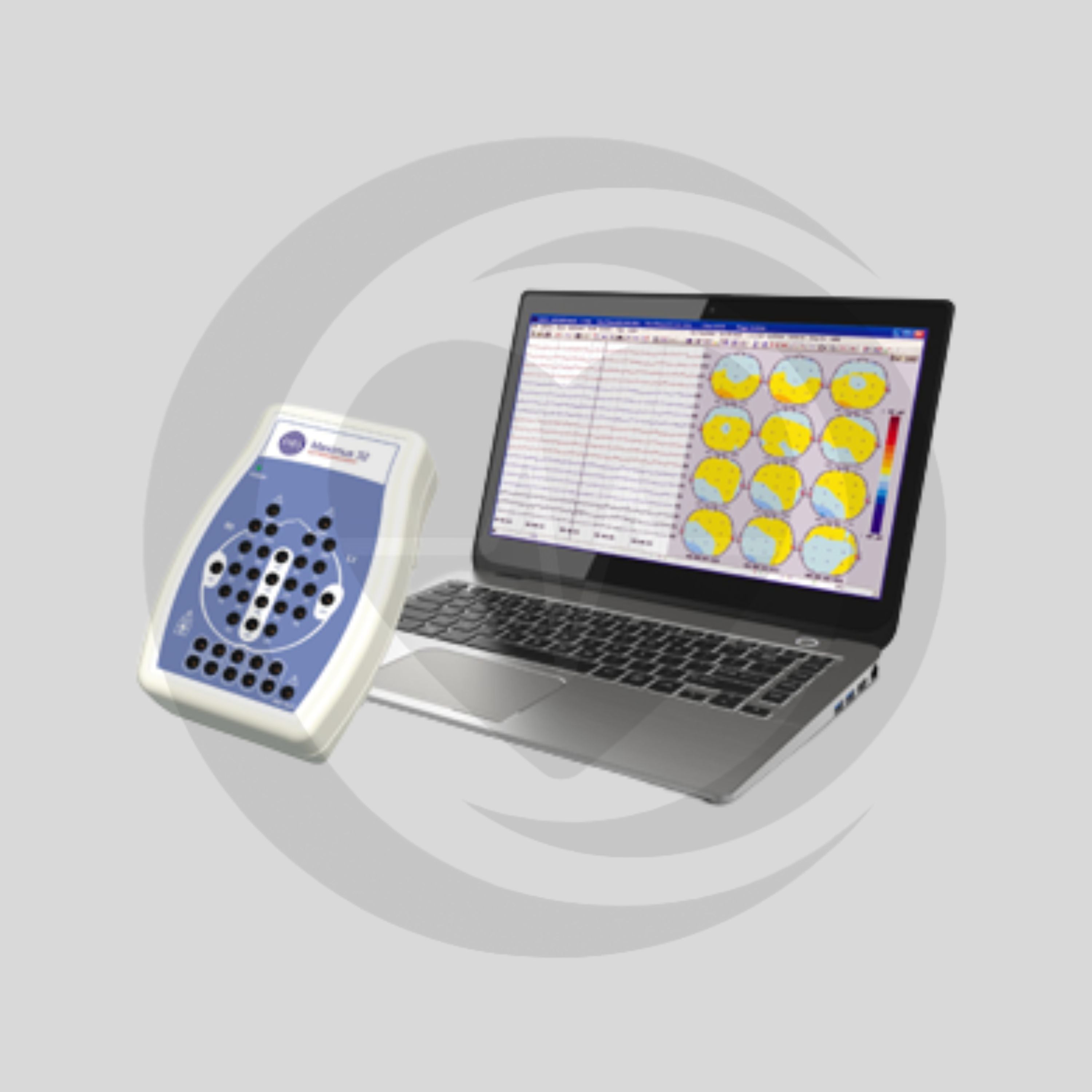 Eletroencefalógrafo Digital Portátil de 32 Canais (EEG) RMS Maximus 24