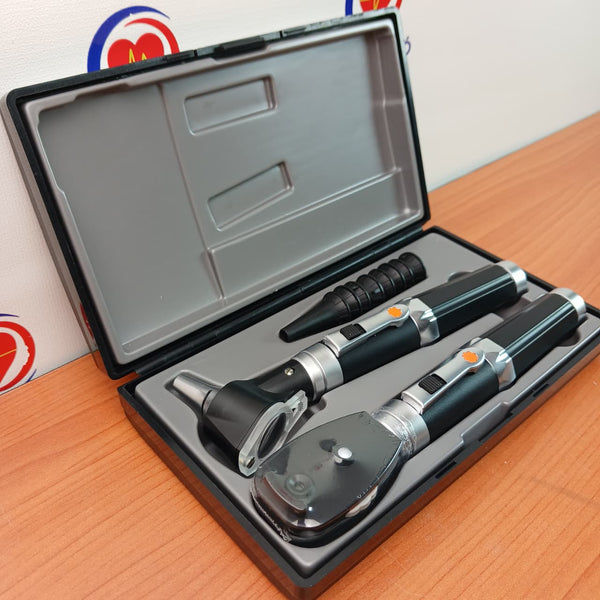 Kit de Otoscópio e Oftalmoscópio Profissional