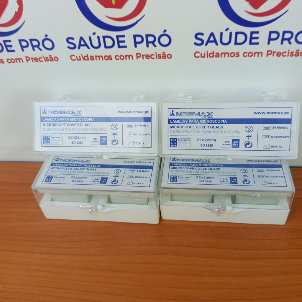 Lâminas para Microscopia Normax 5470005A