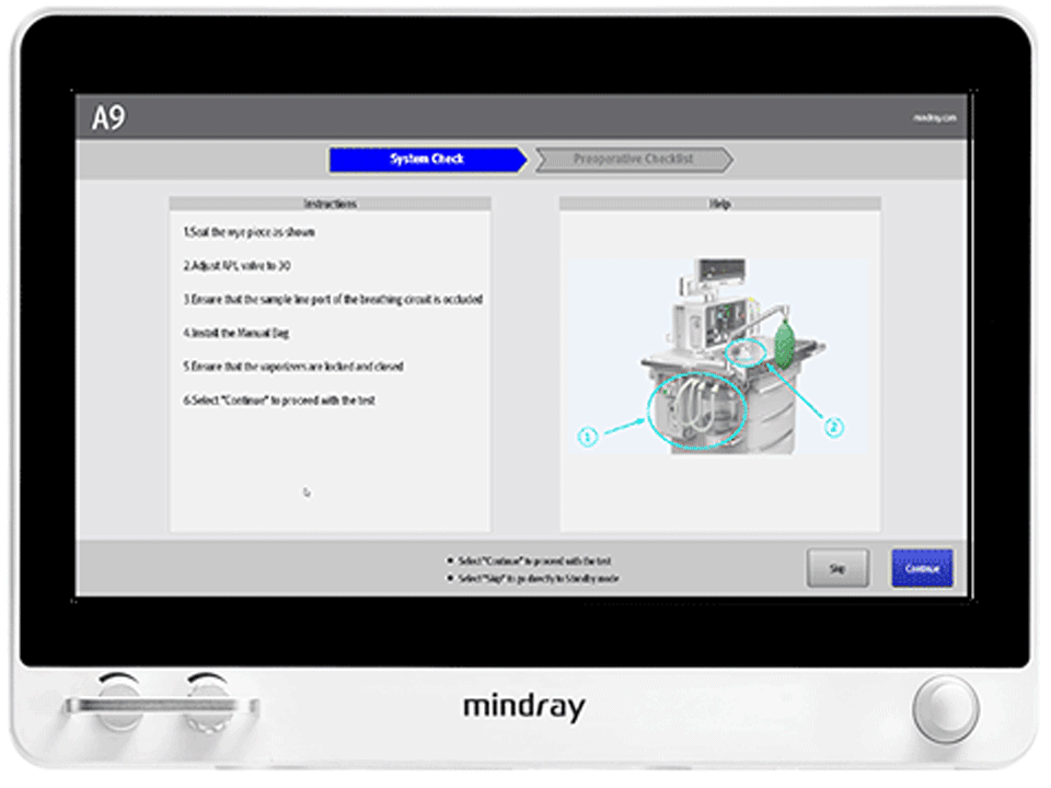 Aparelho de Anestesia Mindray A9
