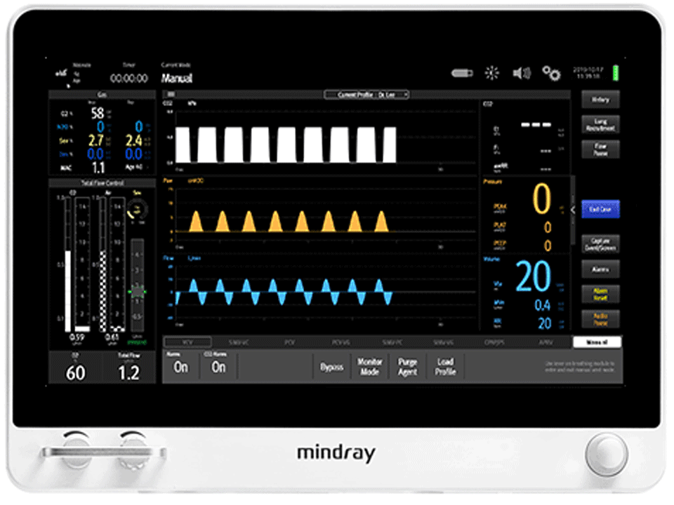 Aparelho de Anestesia Mindray A9