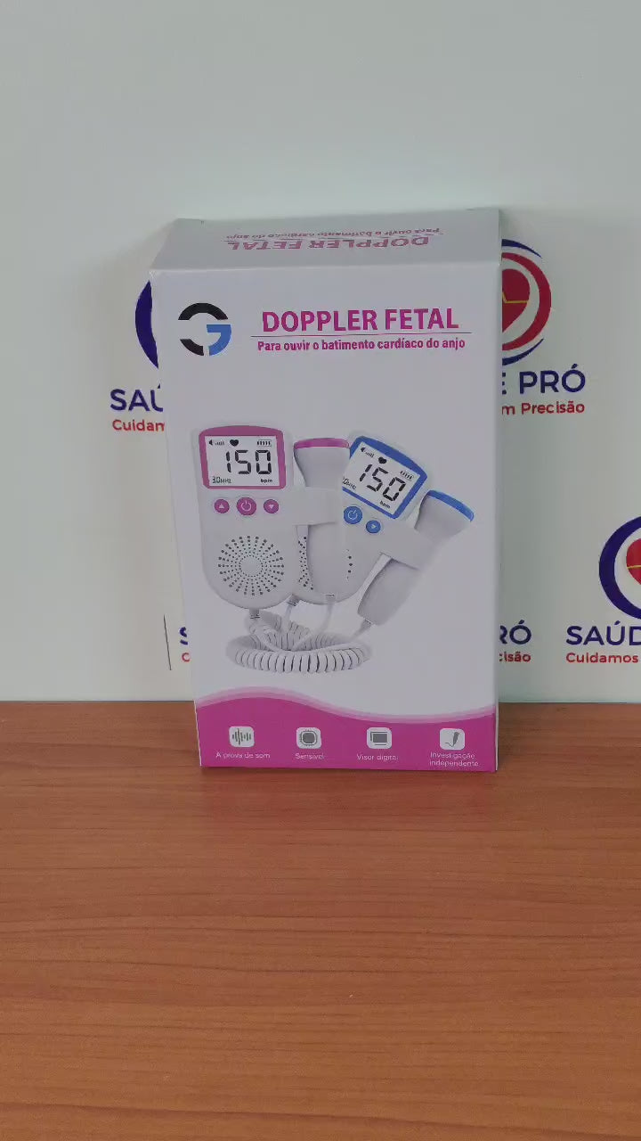 Doppler Fetal Portátil – Ouça os Batimentos Cardíacos do Bebê com Clareza