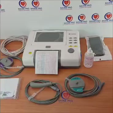 Cardiotocógrafo MEDPEJ MF-9100 – Monitor Fetal TOCO + US – Impressora 112mm – 720 Min