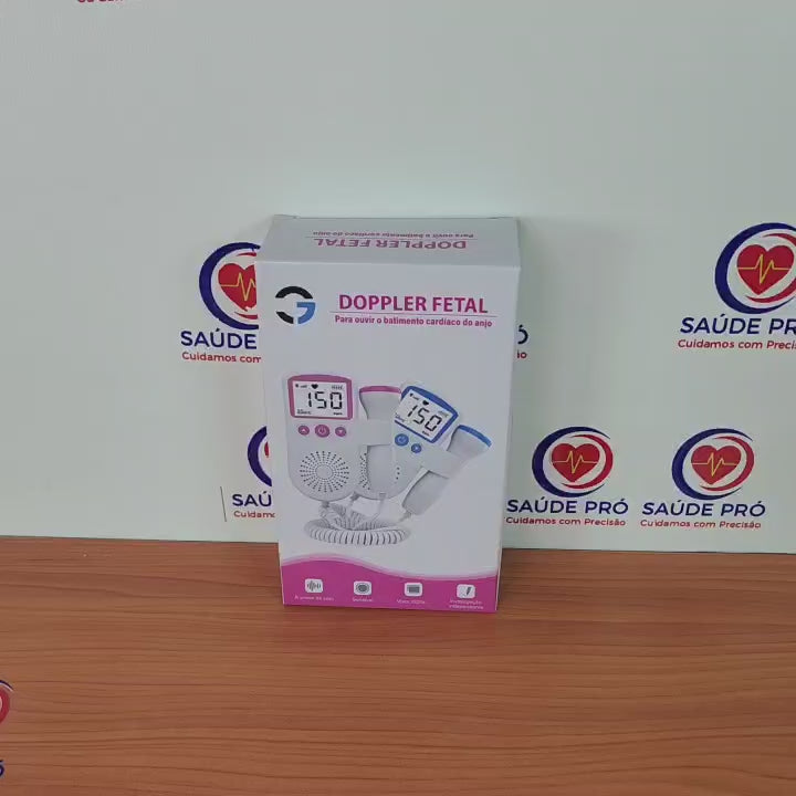 Doppler Fetal Portátil – Ouça os Batimentos Cardíacos do Bebê com Clareza