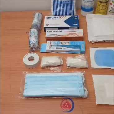 Kit Primeiros Socorros Completo 23 Itens – Caixa 6L – Para Empresa e Viatura – Lei 7/15