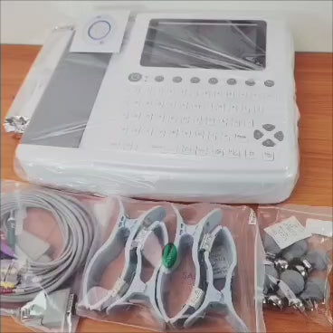 Eletrocardiógrafo Sunoro 12 Canais | Teclado F1-F7 | Impressora