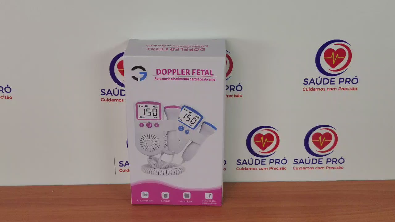 Doppler Fetal Portátil – Ouça os Batimentos Cardíacos do Bebê com Clareza