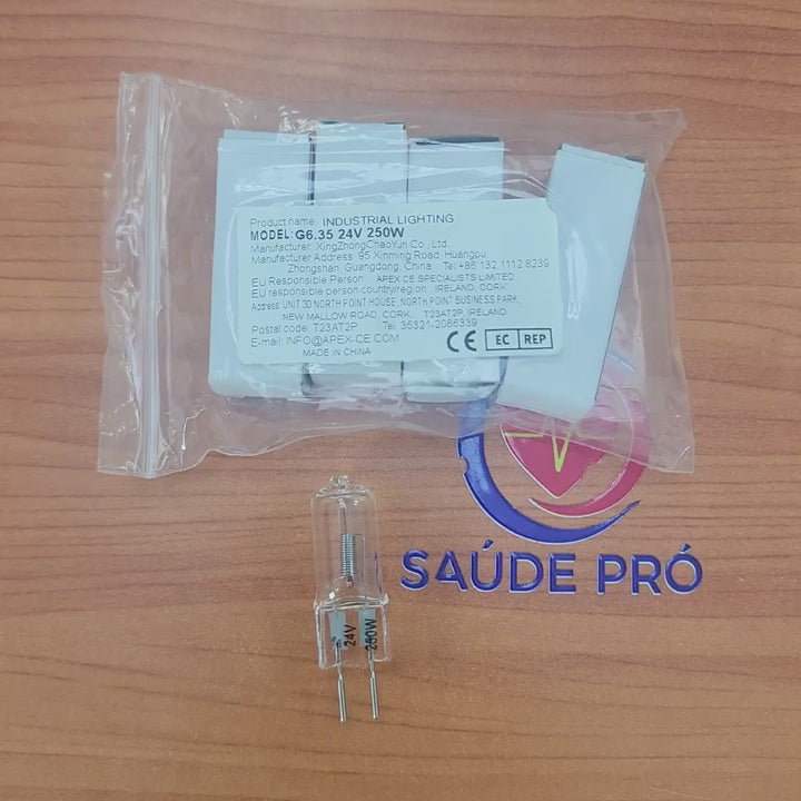Lâmpada de Halogéneo G6.35 24 V, 250 W