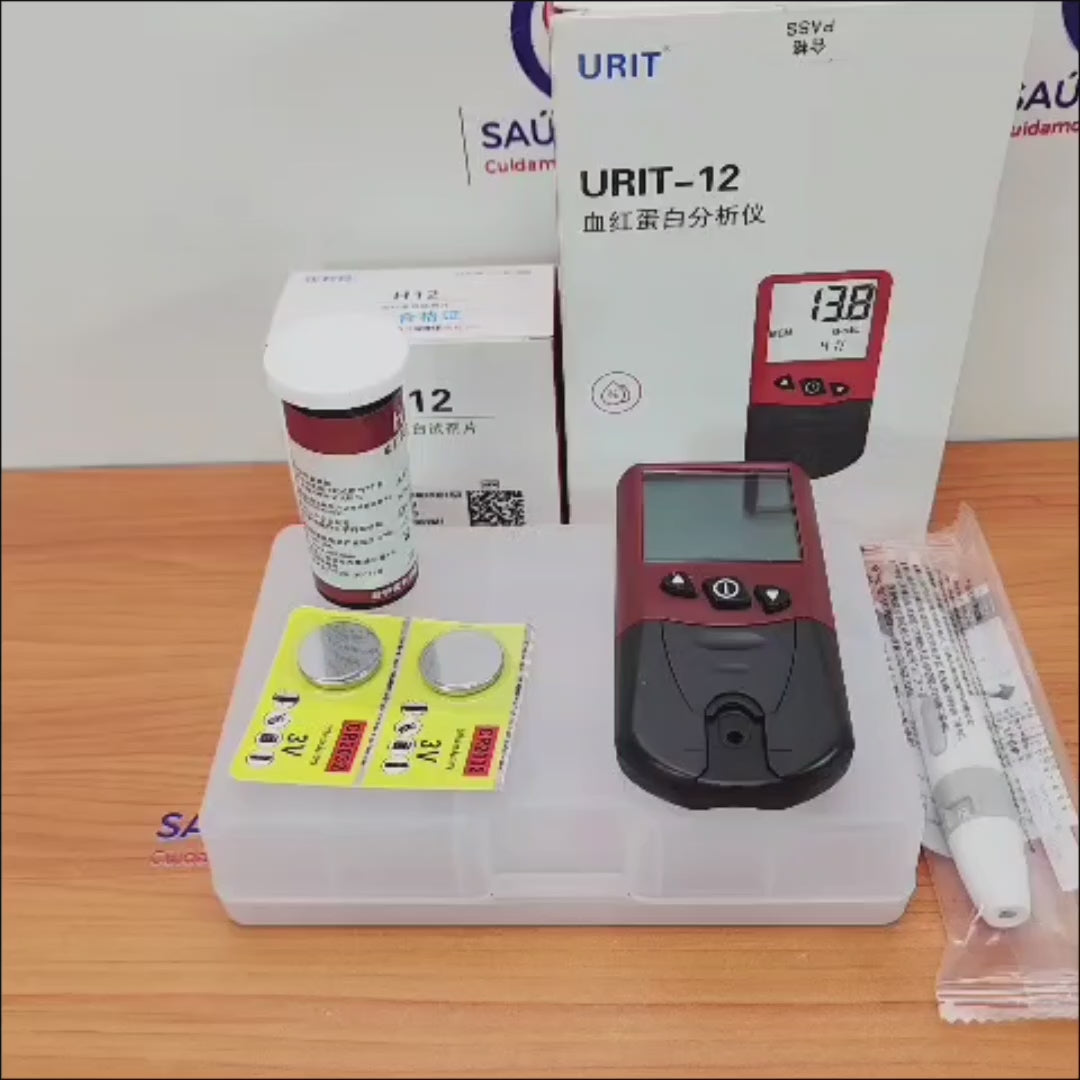 Medidor de Hemoglobina URIT-12 – Medição Rápida, Precisa e Portátil