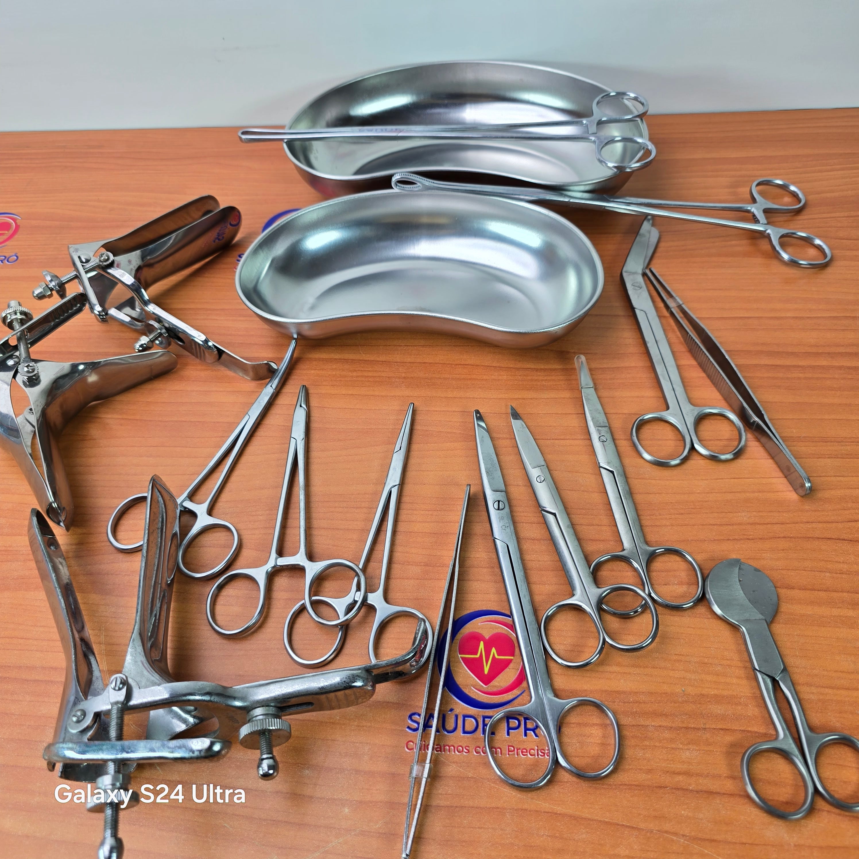 Kit de Instrumentos Ginecológicos Profissional em Aço Inoxidável