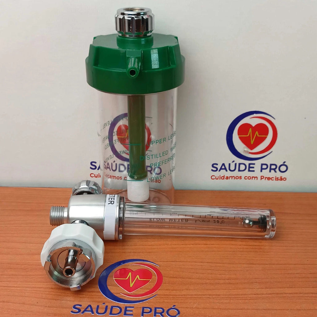 Fluxómetro Oxigénio 250ml | Latão | 0-15 L/min | ABNT | 20un