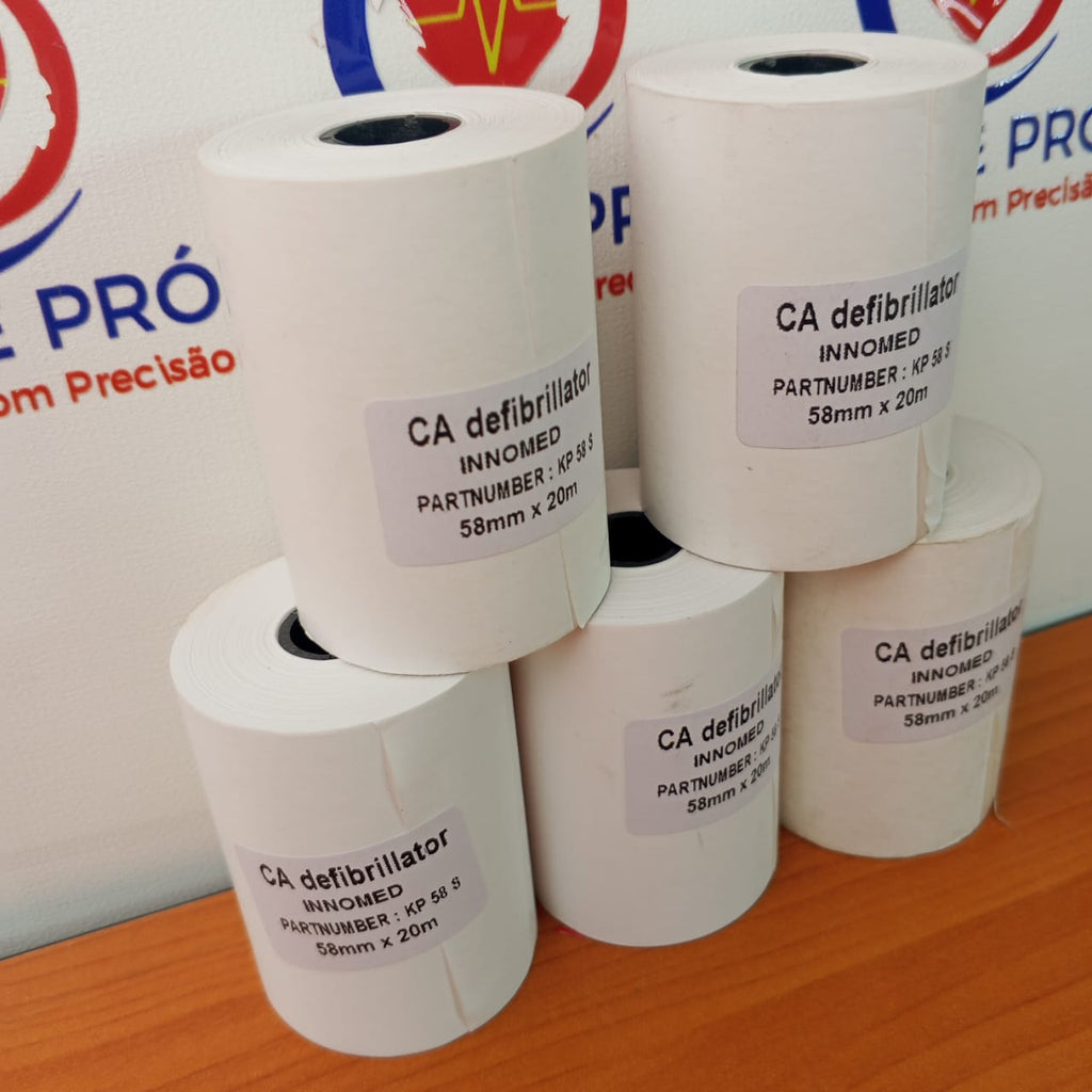 Papel Térmico INNOMED KP 58 S para Desfibrilador