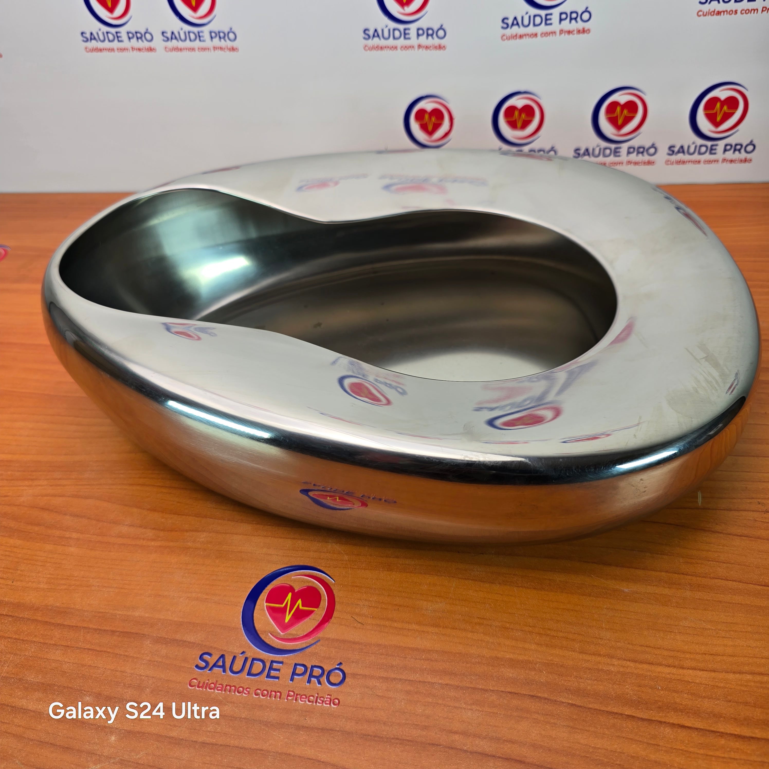 Aparadeira Hospitalar em Inox – Papagaio Feminino para Coleta de Urina