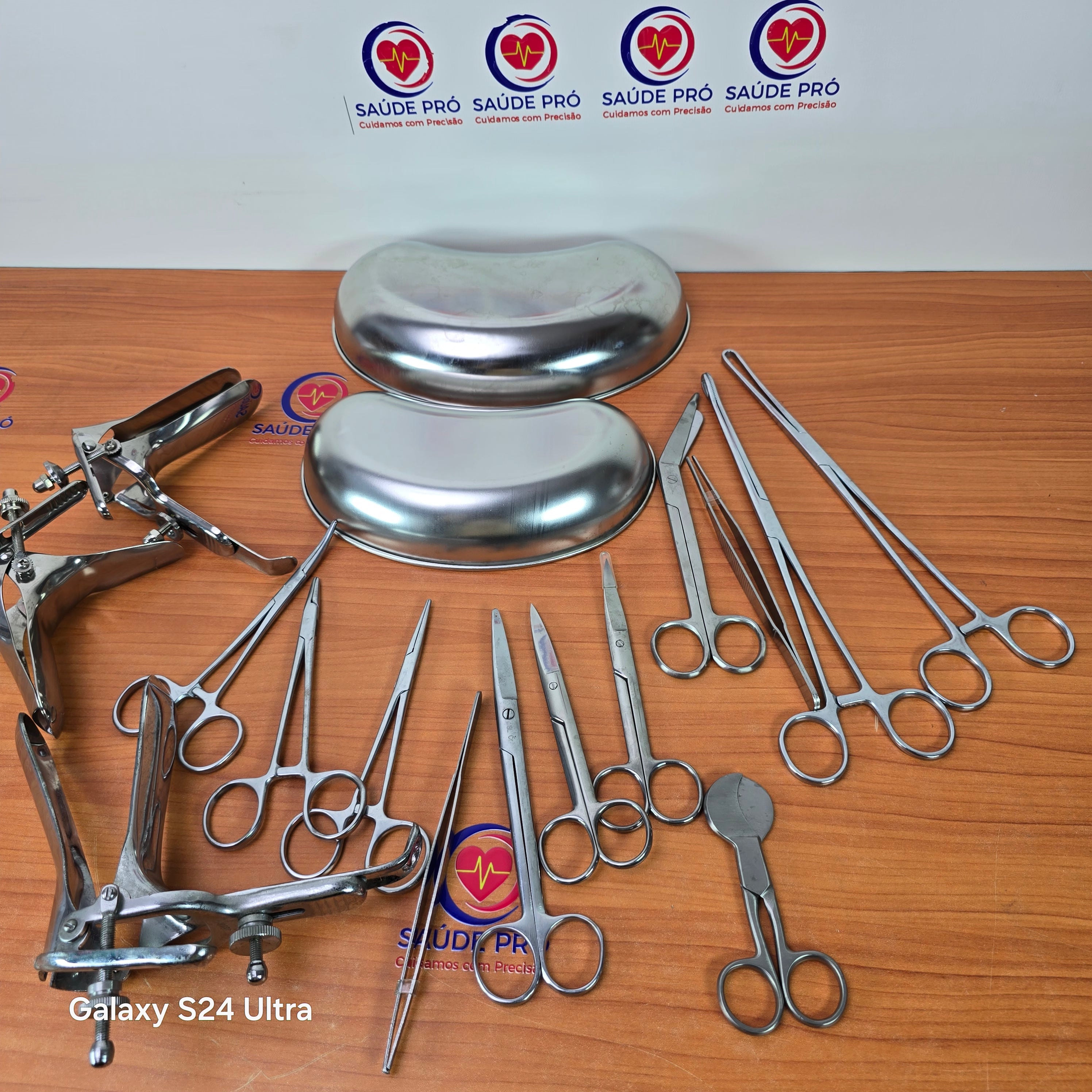 Kit de Instrumentos Ginecológicos Profissional em Aço Inoxidável