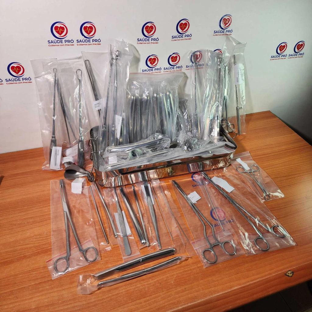 Kit Curetagem Ginecológica EXPO-MED | 18 Ref | Inox | 2 kits