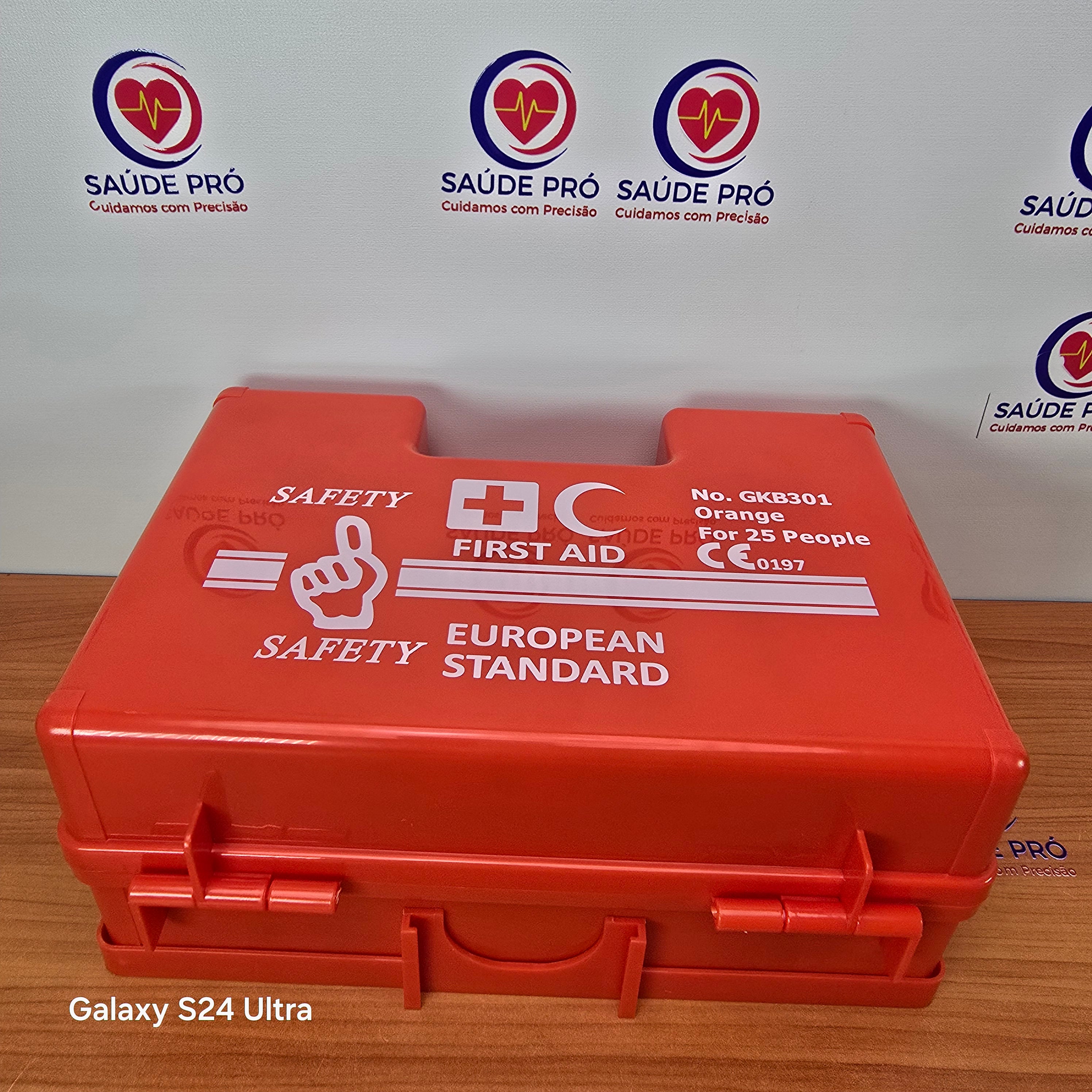 Kit de Primeiros Socorros para 25 Pessoas – Modelo GKB301 | Padrão Europeu CE