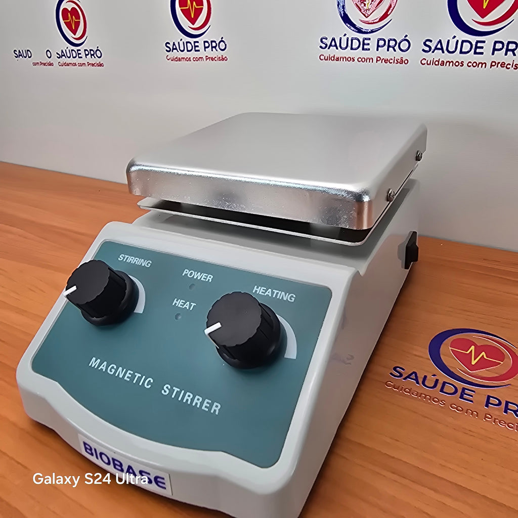 Agitador Magnético com Aquecimento BIOBASE – Mistura e Aquecimento Preciso para Laboratório