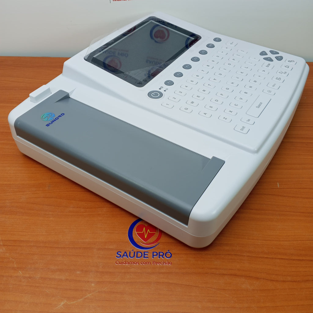 Eletrocardiógrafo Contec ECG1200G – ECG Digital de 12 Canais com Impressora Integrada