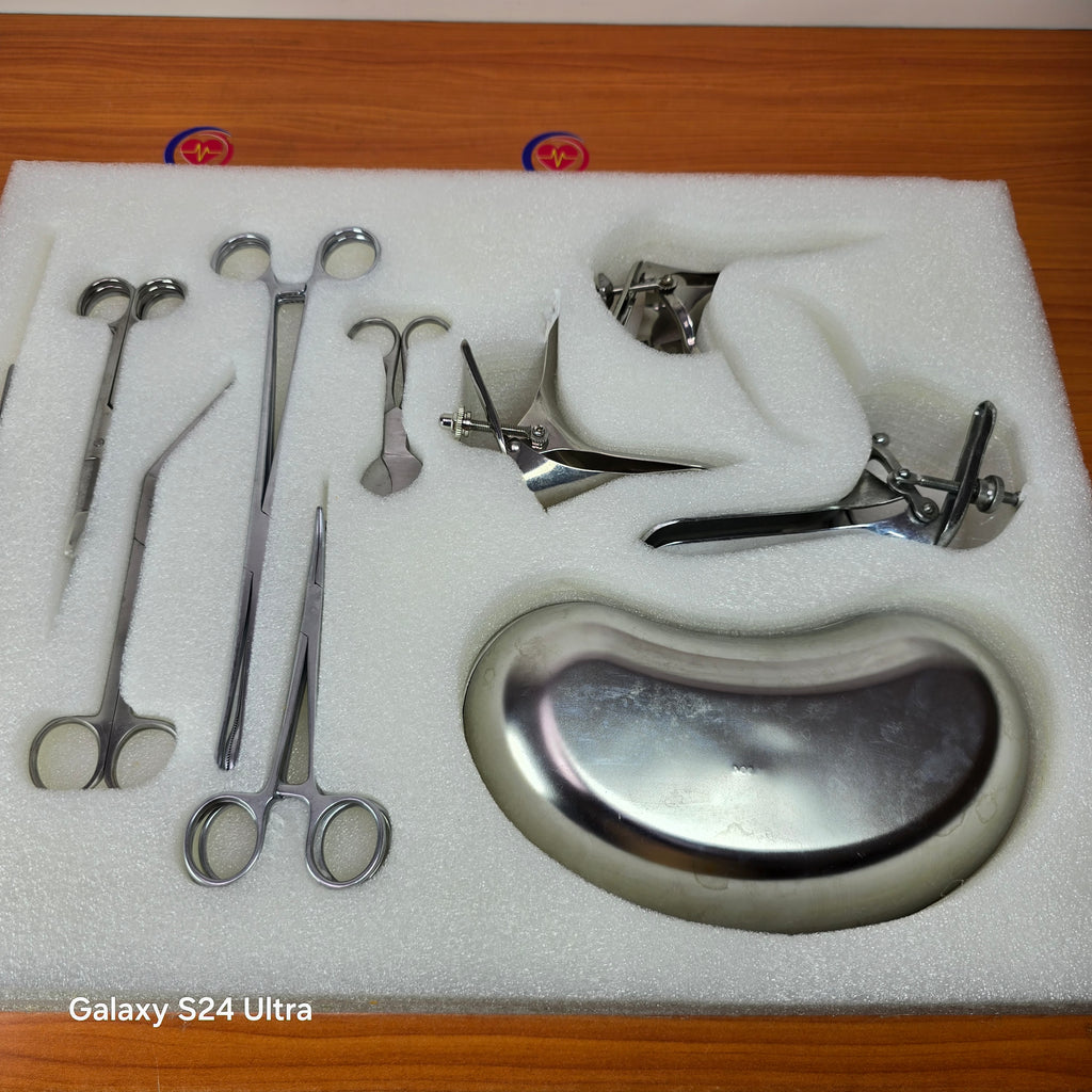 Kit de Instrumentos Ginecológicos Profissional em Aço Inoxidável